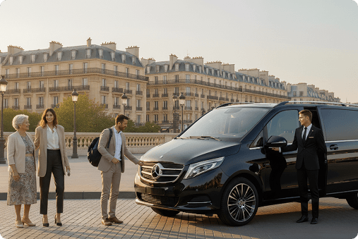 Family at Disneyland Paris