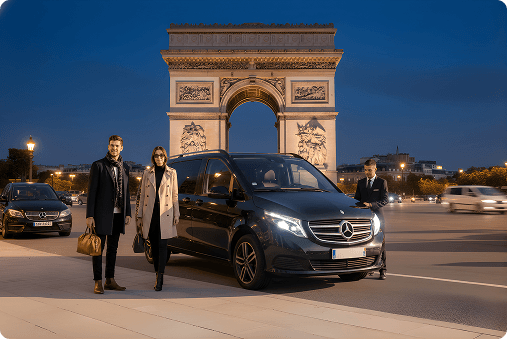 Family at Disneyland Paris